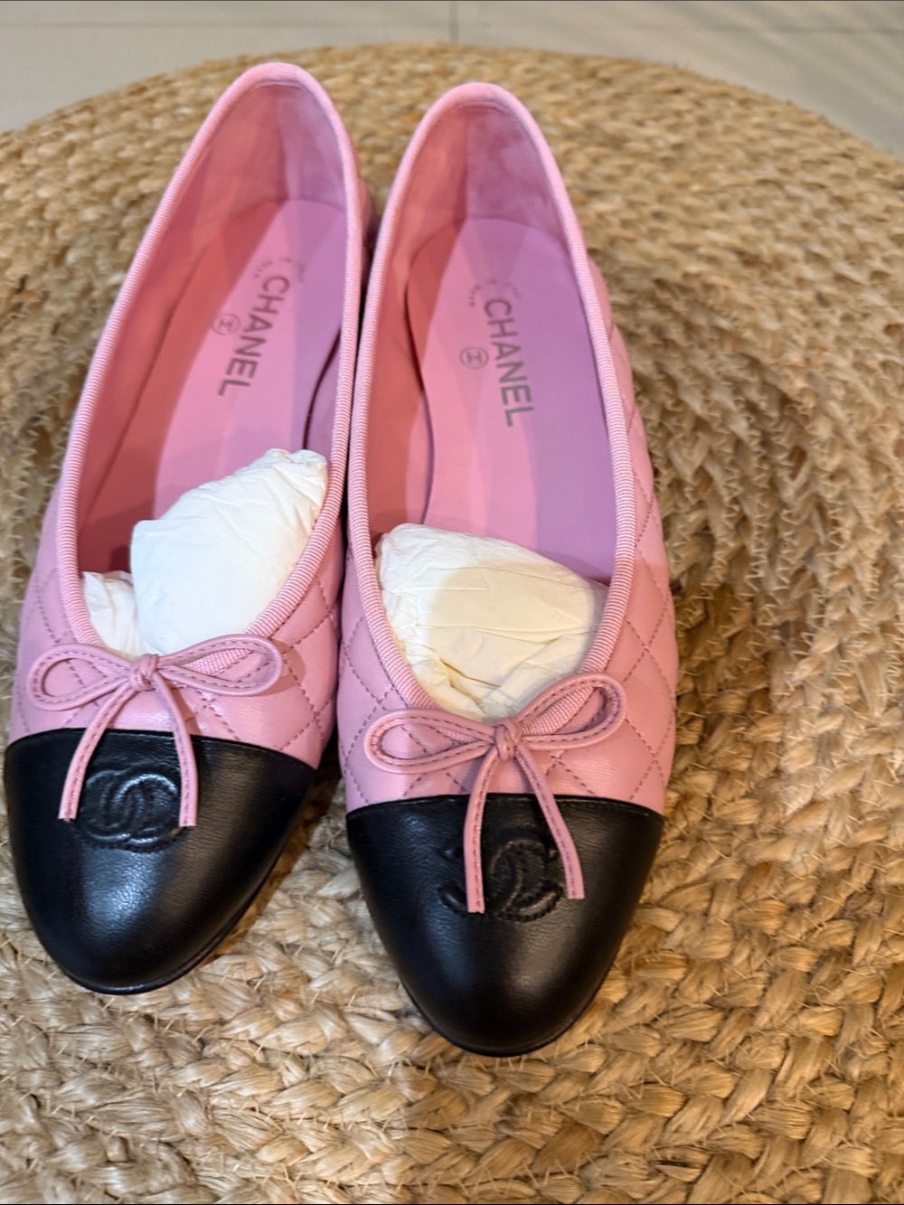 Chanel Pink Ballet Flats